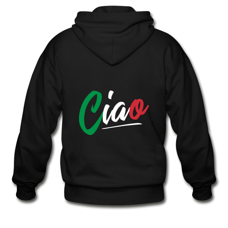 Ciao Unisex ZIP Hoodie - black