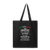 Italian Girl the sweetest psychotic creature Cotton Tote Bag - black