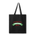 American born with Italian roots Cotton Tote Bag - black