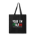 Yeah I'm Italian Cotton Tote Bag - black