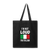 I'm not Loud I'm Italian Cotton Tote Bag - black