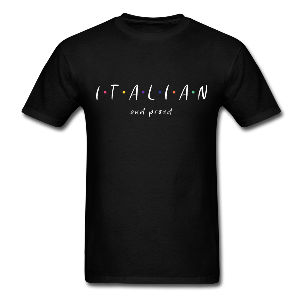 Italian and proud T-shirt - black