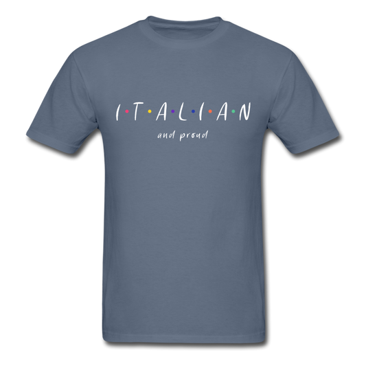 Italian and proud T-shirt - denim