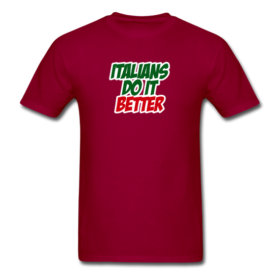 Italians do it better 2 T-shirt - dark red