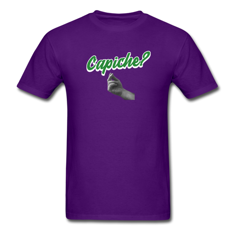 Capiche?  T-shirt - purple