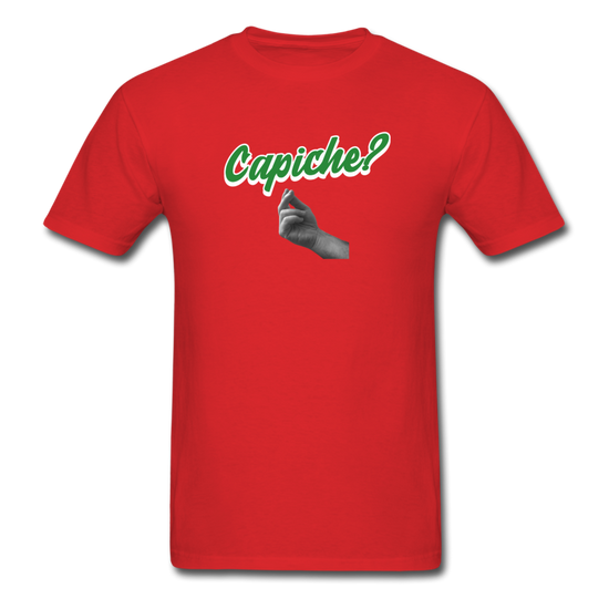 Capiche?  T-shirt - red