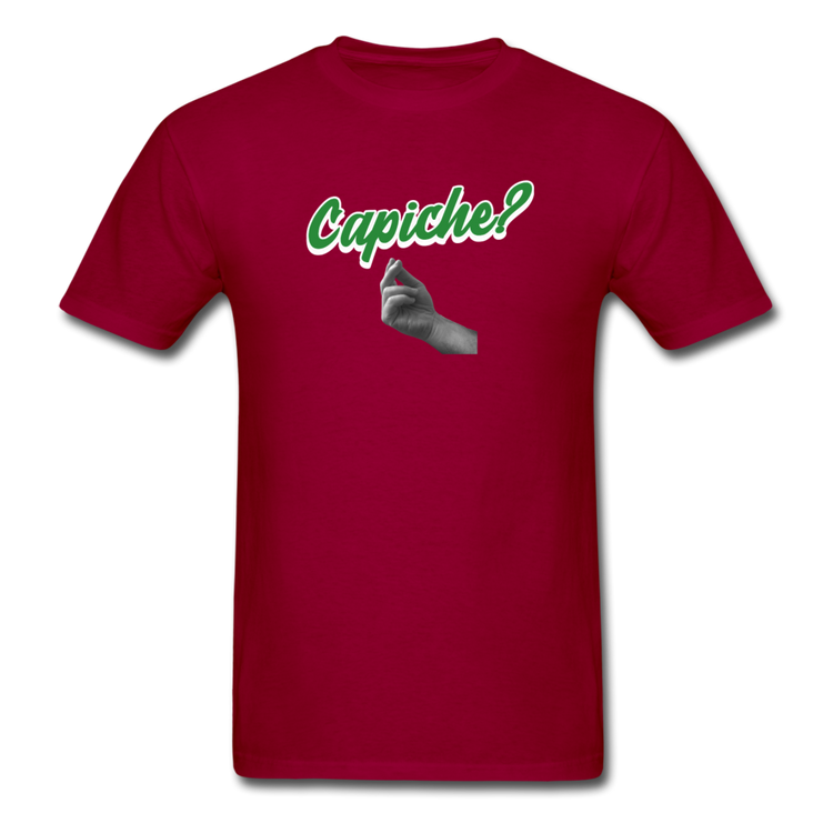 Capiche?  T-shirt - dark red