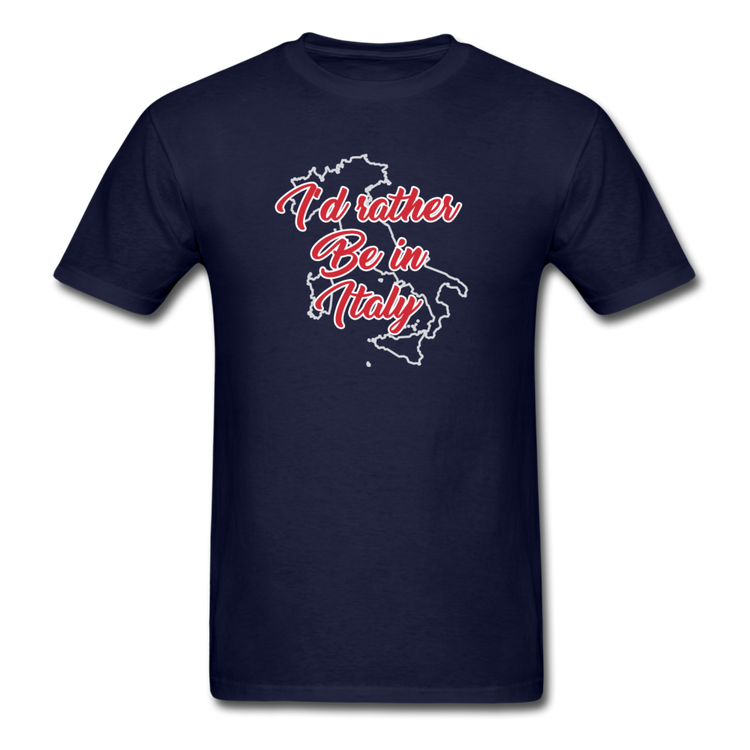 I'd rather be in Italy T-shirt - navy