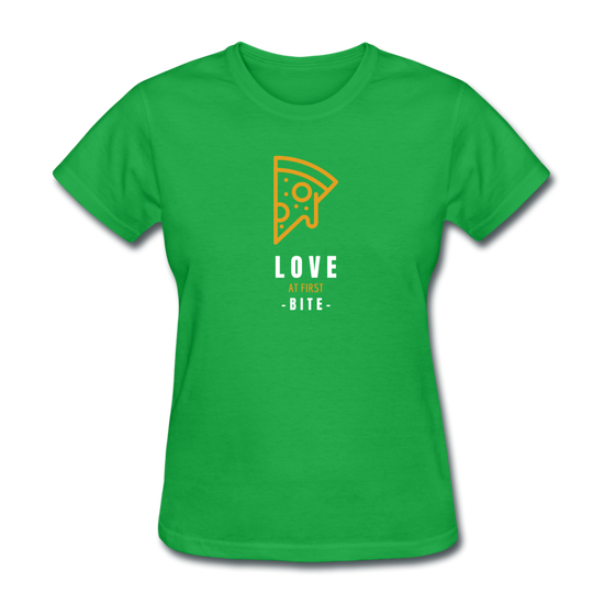 Love at first bite Women's T-Shirt - bright green