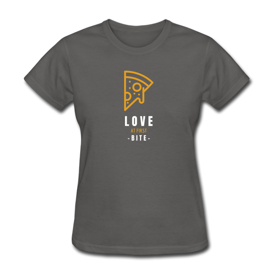 Love at first bite Women's T-Shirt - charcoal