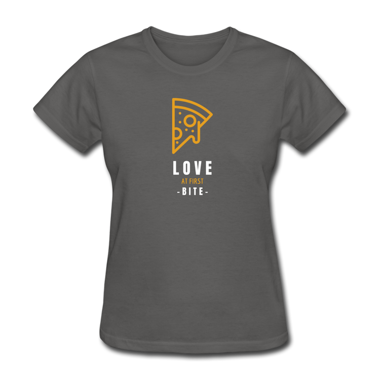 Love at first bite Women's T-Shirt - charcoal