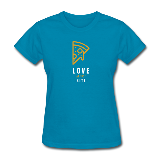 Love at first bite Women's T-Shirt - turquoise