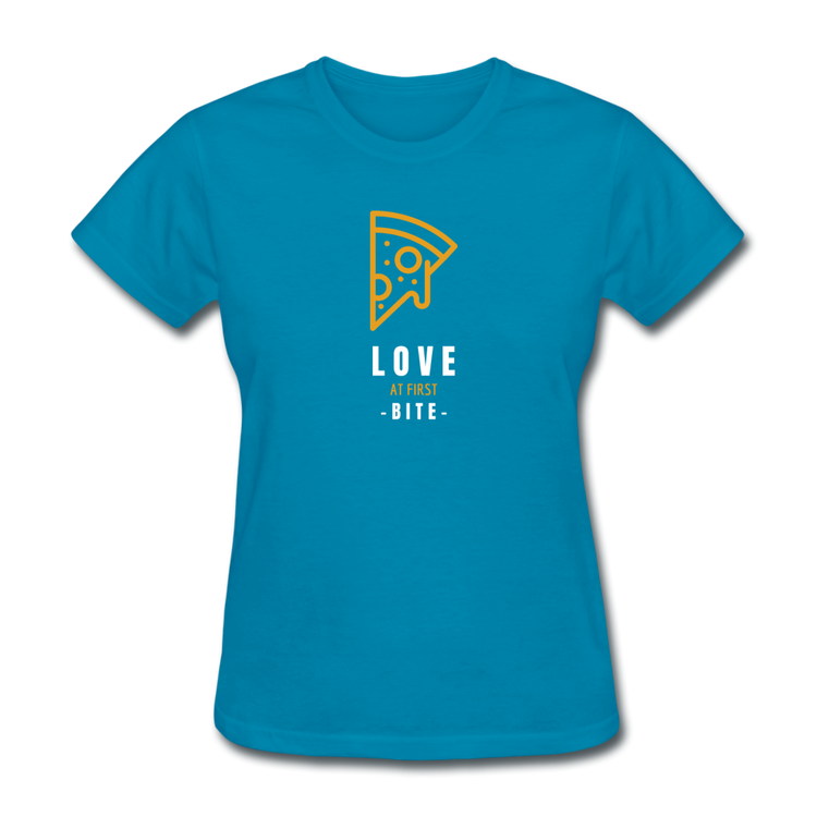 Love at first bite Women's T-Shirt - turquoise