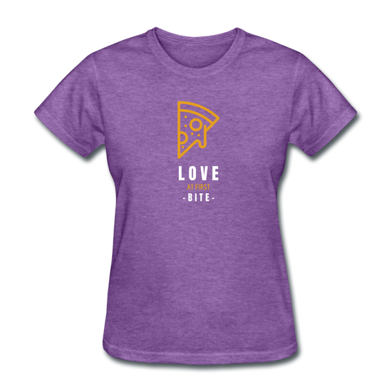 Love at first bite Women's T-Shirt - purple heather