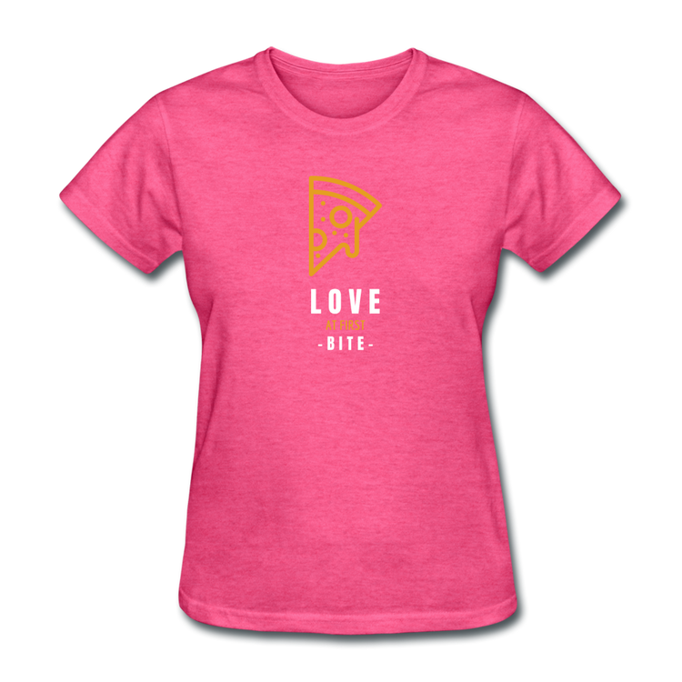 Love at first bite Women's T-Shirt - heather pink