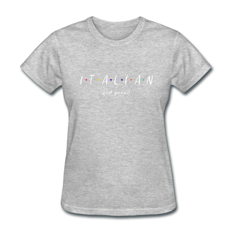 Italian and proud Women's T-Shirt - heather gray