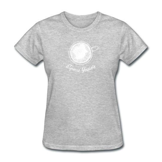 Esspresso yourself Women's T-Shirt - heather gray