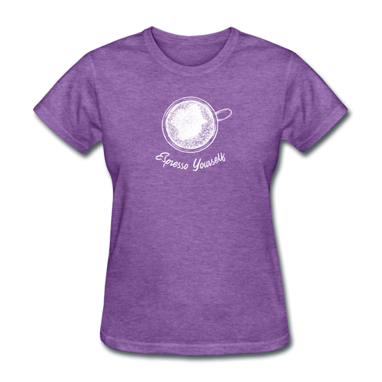 Esspresso yourself Women's T-Shirt - purple heather