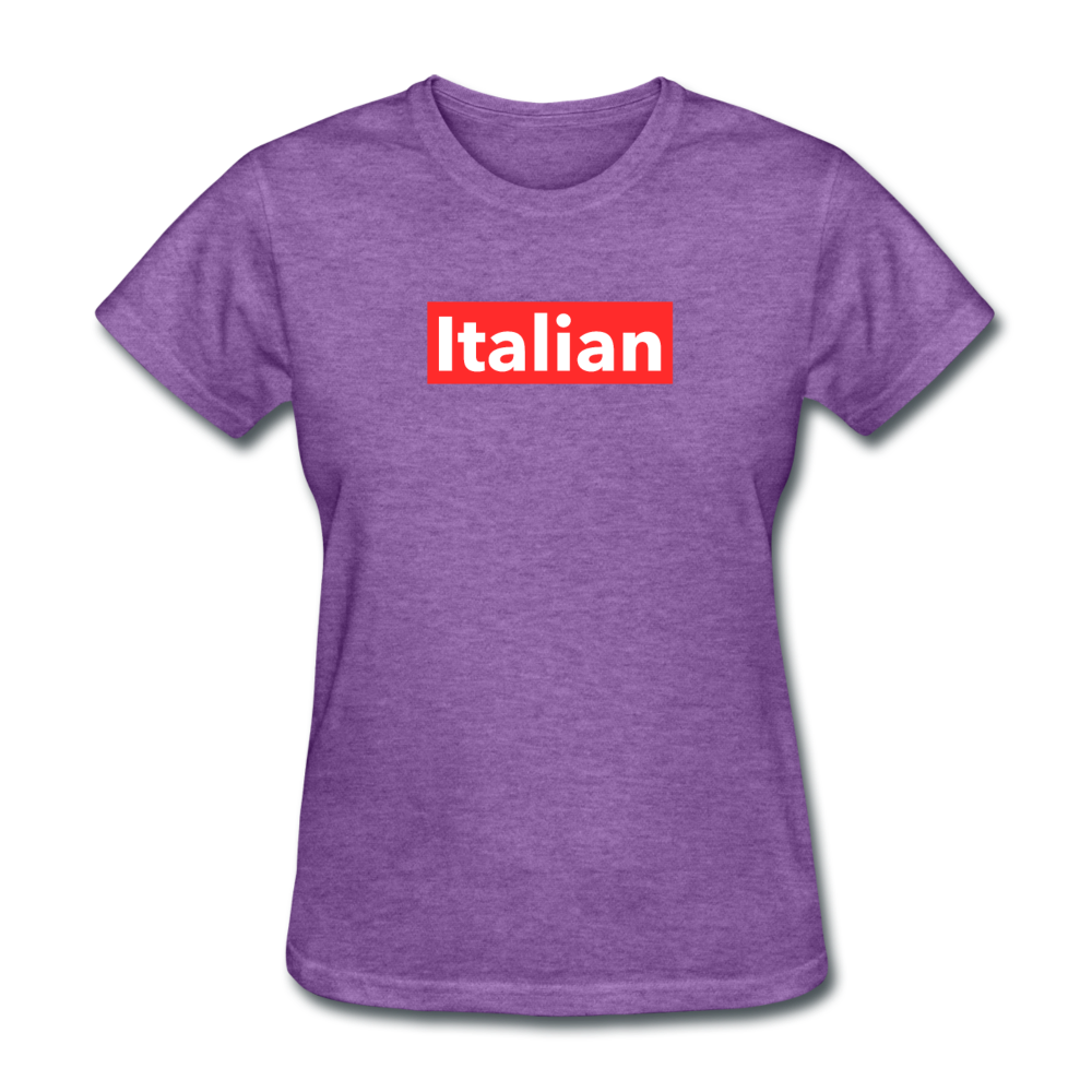 Italian red Women's T-Shirt - black