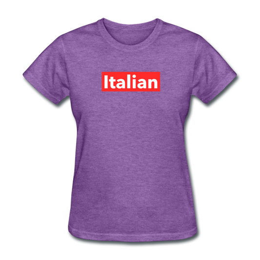 Italian red Women's T-Shirt - purple heather