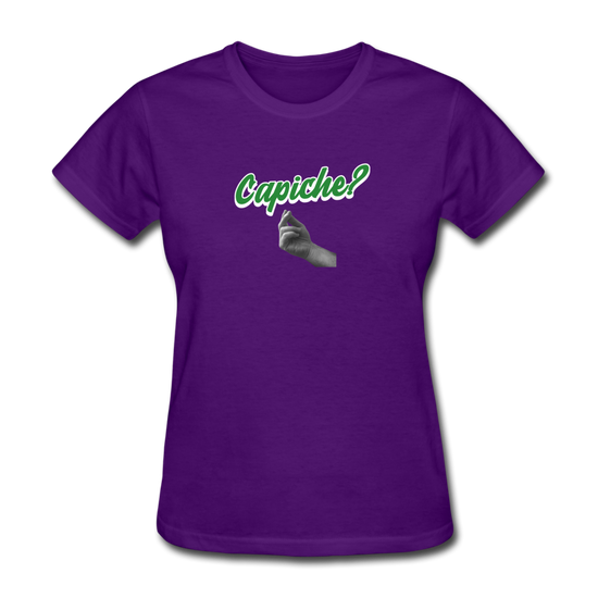 Capiche?  Women's T-Shirt - purple