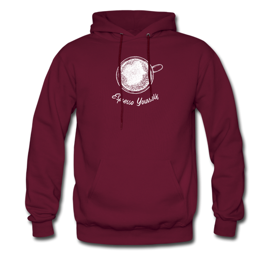 Esspresso yourself Unisex Hoodie - burgundy