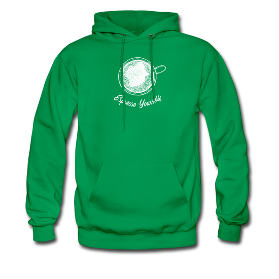 Esspresso yourself Unisex Hoodie - kelly green