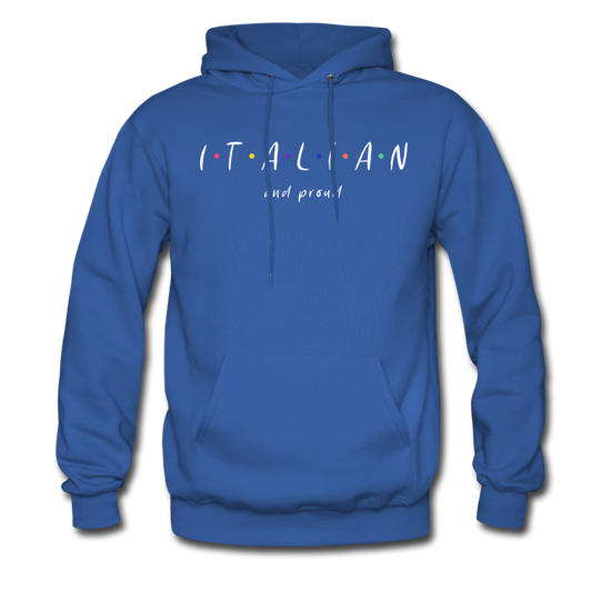 Italian and proud Unisex Hoodie - royal blue