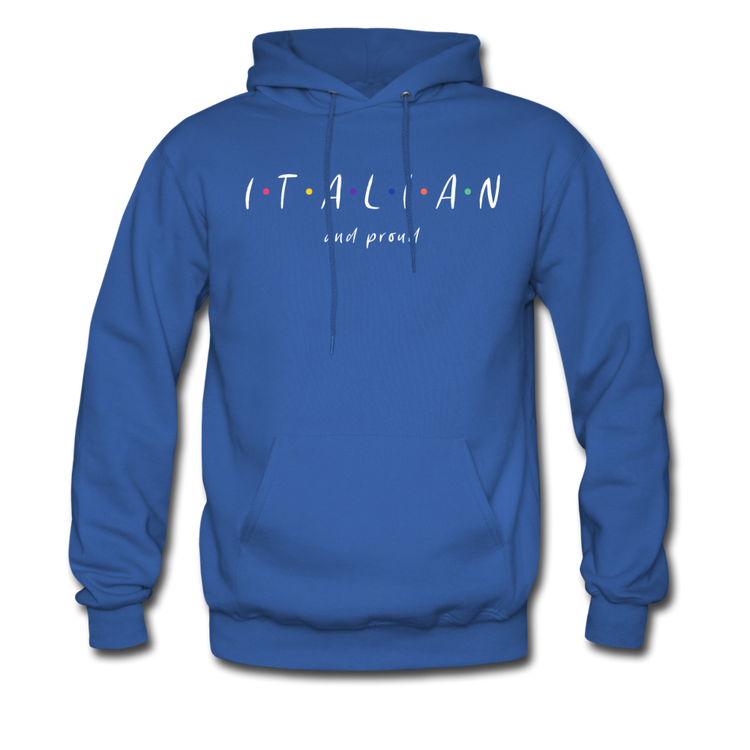 Italian and proud Unisex Hoodie - royal blue