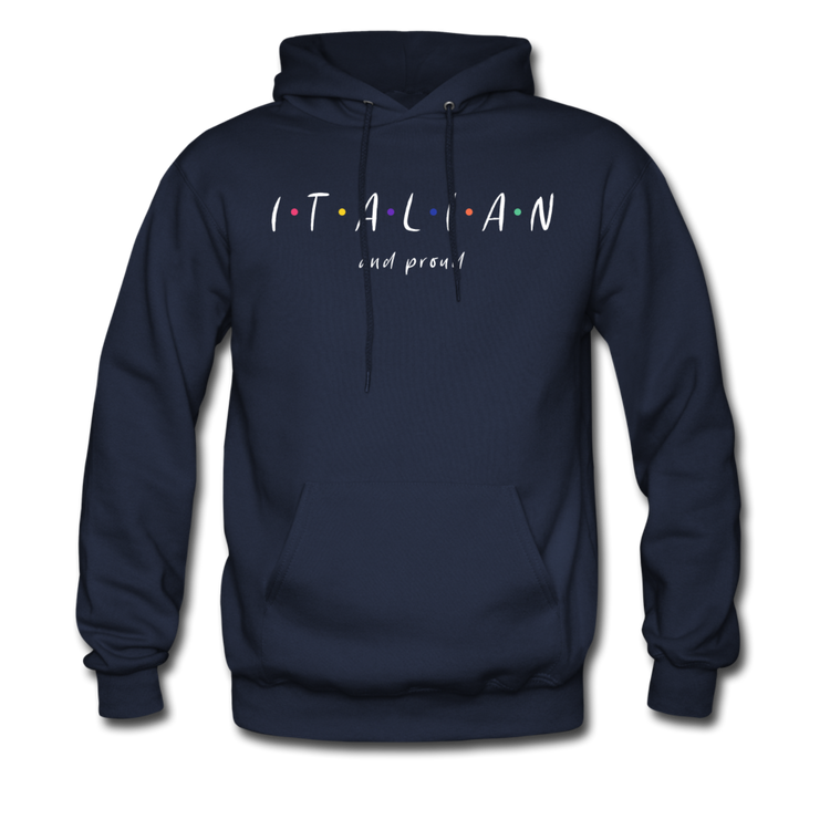 Italian and proud Unisex Hoodie - navy