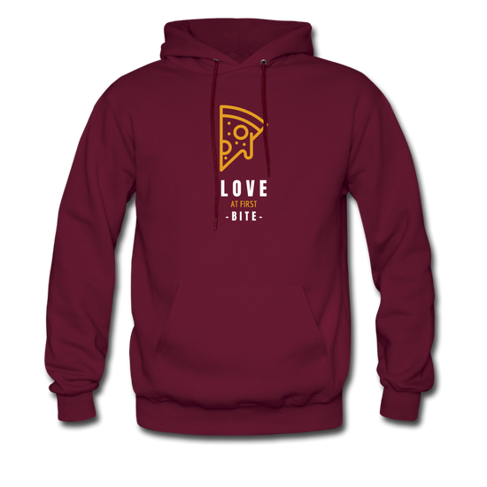 Love at first bite Unisex Hoodie - burgundy