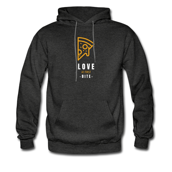 Love at first bite Unisex Hoodie - charcoal gray