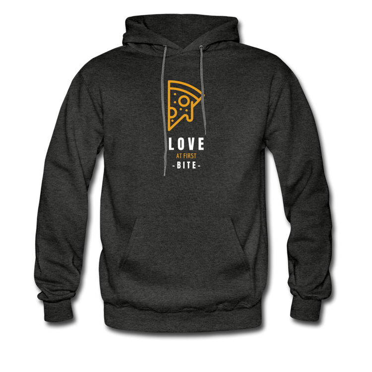 Love at first bite Unisex Hoodie - charcoal gray