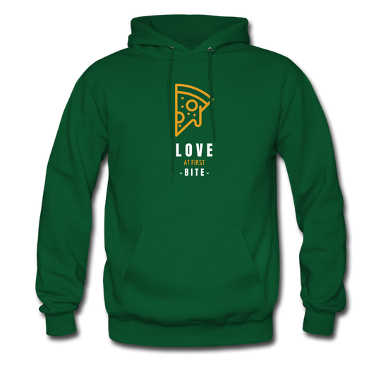 Love at first bite Unisex Hoodie - forest green