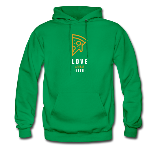 Love at first bite Unisex Hoodie - kelly green