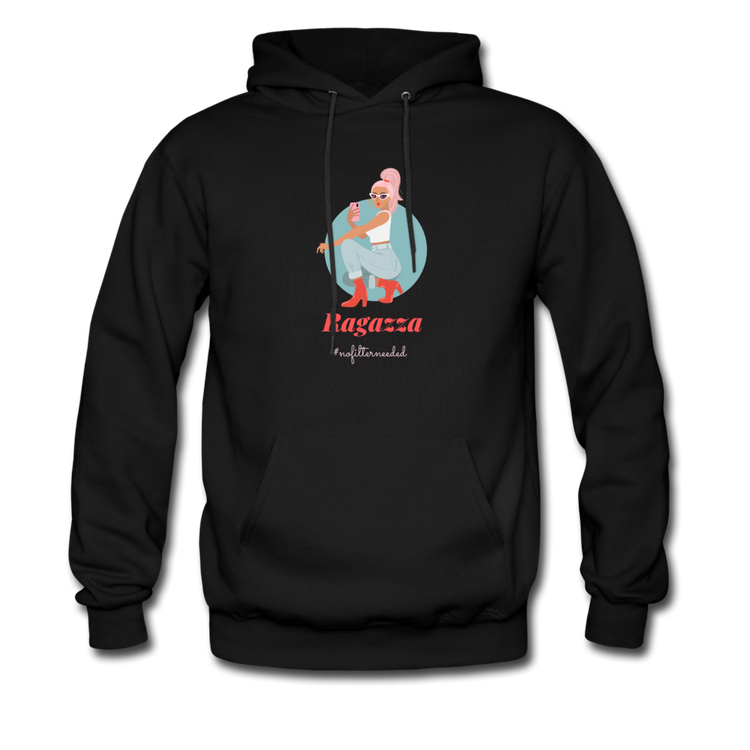 Ragazza, nofilterneeded Unisex Hoodie - black