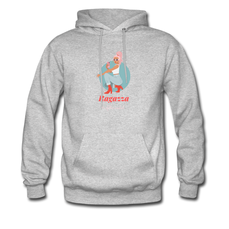 Ragazza, nofilterneeded Unisex Hoodie - heather gray