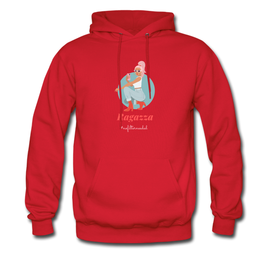 Ragazza, nofilterneeded Unisex Hoodie - red