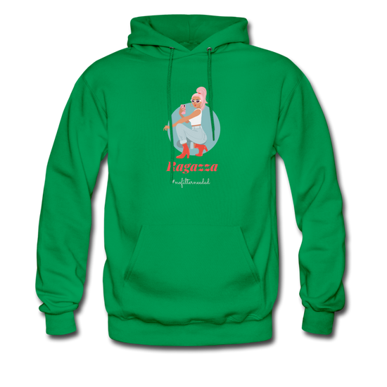 Ragazza, nofilterneeded Unisex Hoodie - kelly green