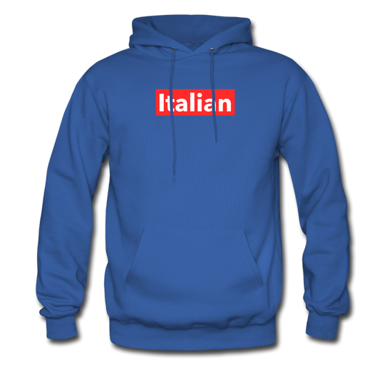 Italian red Unisex Hoodie - royal blue