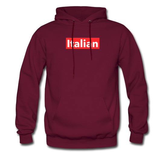 Italian red Unisex Hoodie - burgundy