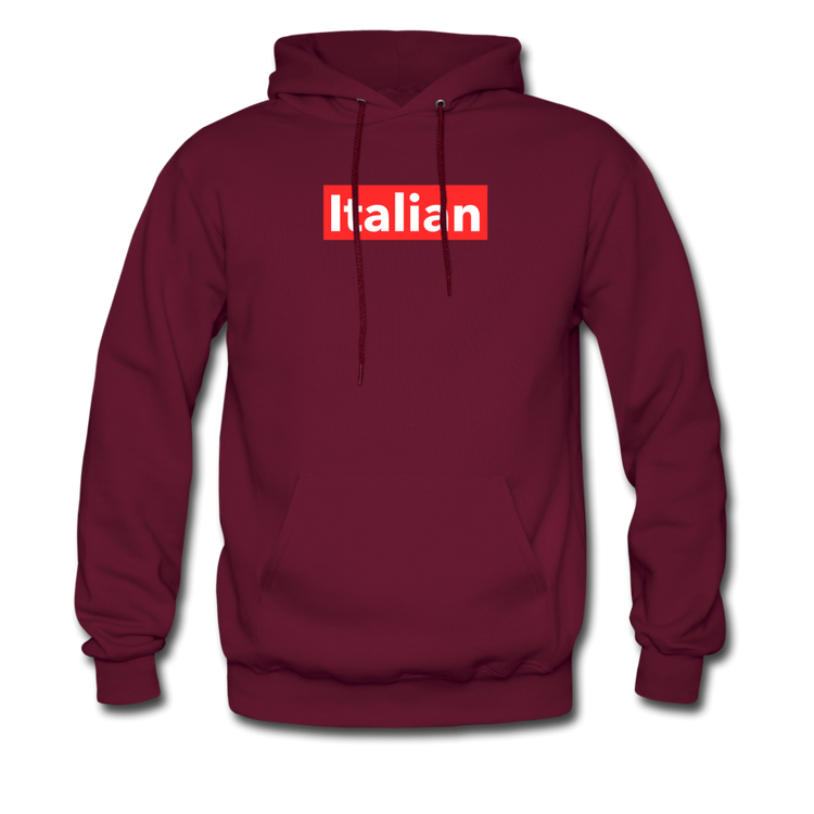 Italian red Unisex Hoodie - burgundy