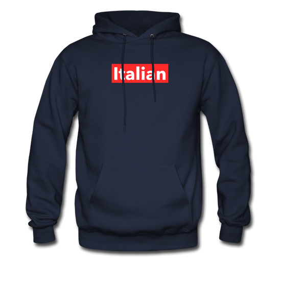 Italian red Unisex Hoodie - navy