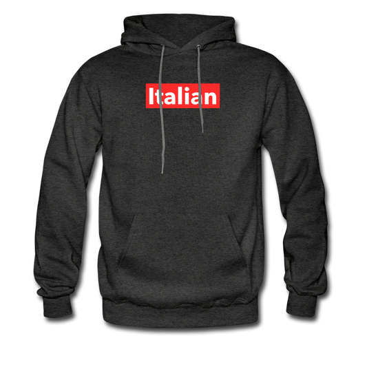 Italian red Unisex Hoodie - charcoal gray