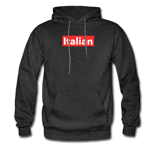 Italian red Unisex Hoodie - charcoal gray