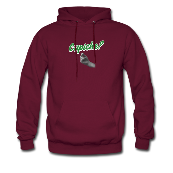 Capiche?  Unisex Hoodie - burgundy