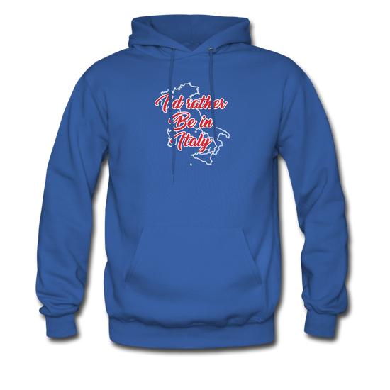 I'd rather be in Italy Unisex Hoodie - royal blue