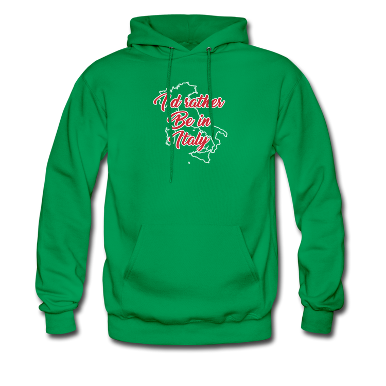 I'd rather be in Italy Unisex Hoodie - kelly green