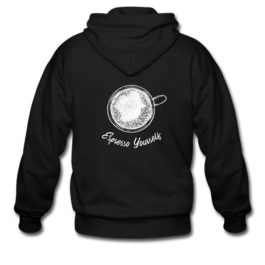 Esspresso yourself Unisex ZIP Hoodie - black