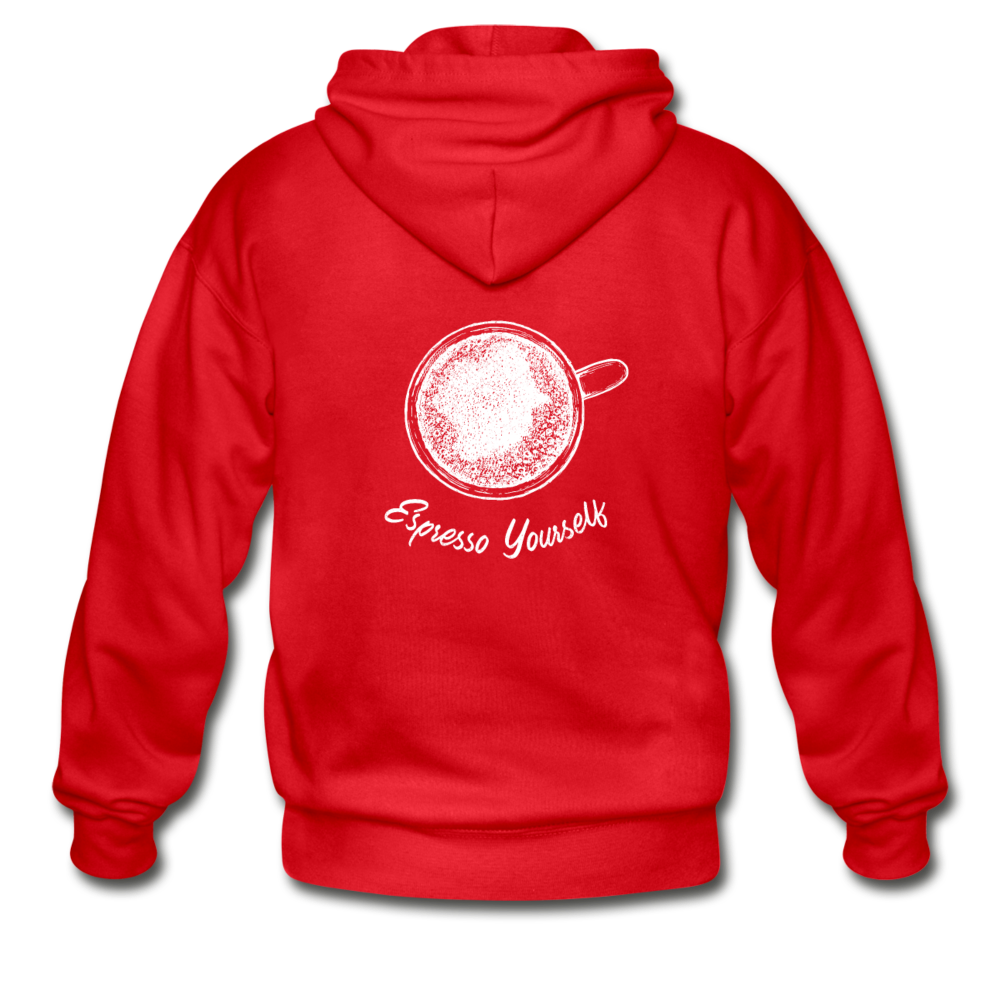 Esspresso yourself Unisex ZIP Hoodie - red